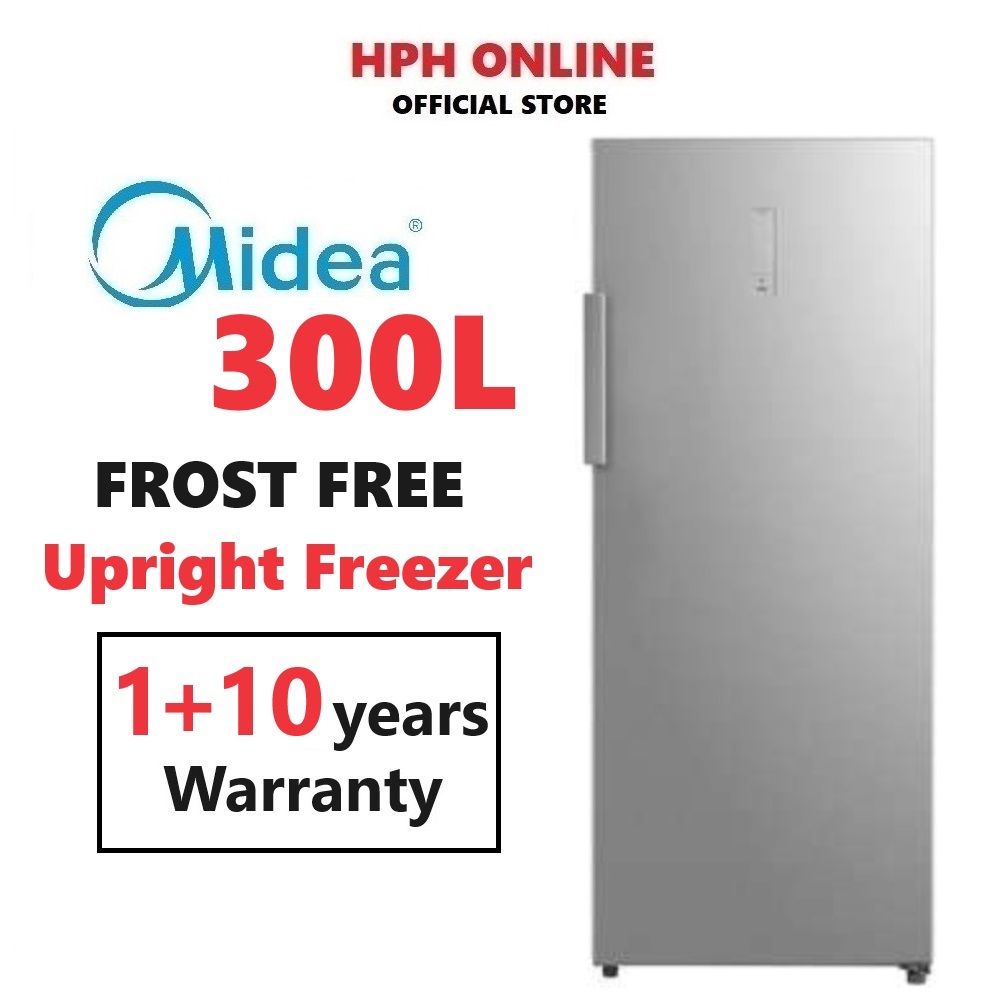 Midea Upright Freezer (188L / 300L) Stand Freezer Peti Beku Tegak MUF208SD MUF307SS Shopee