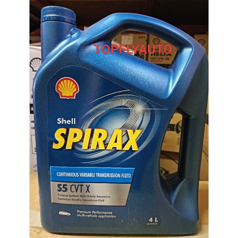 100% ORIGINAL SHELL SPIRAX S5 CVT X CONTINUOUS VARIABLE TRANSMISSION ...
