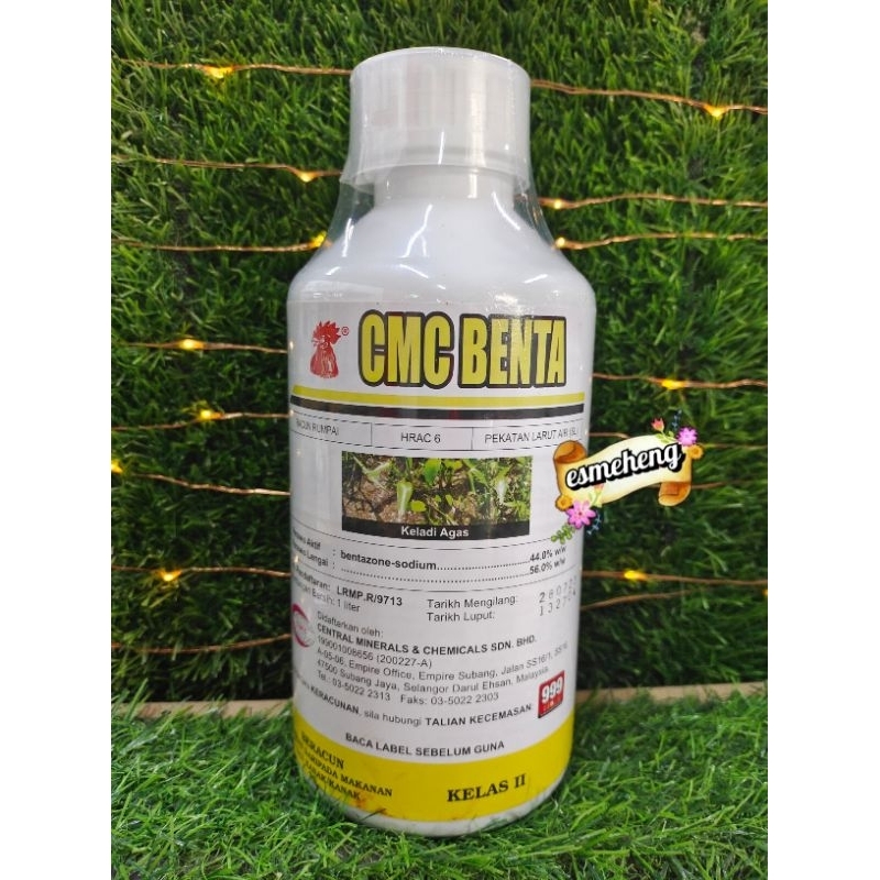 1L CMC BENTA / BASF Basagran / Bentazone Sodium 44.0% / Racun Rumpai ...