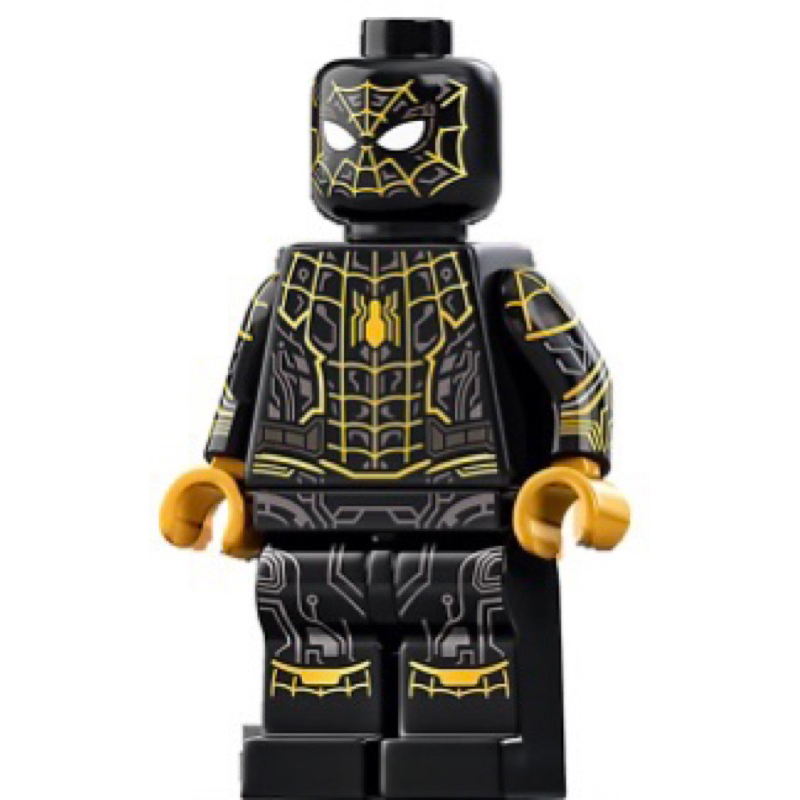 Lego Sh774 Spider-Man Black Gold Suit No Way Home 76195 Minifigure ...