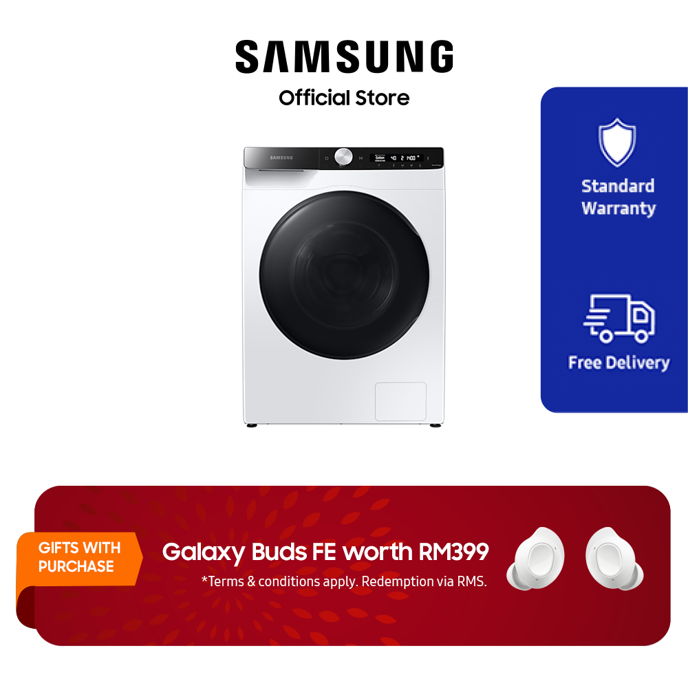 Samsung Front Load Washer Dryer 10.5KG Wash & 6KG Dry / AI Control