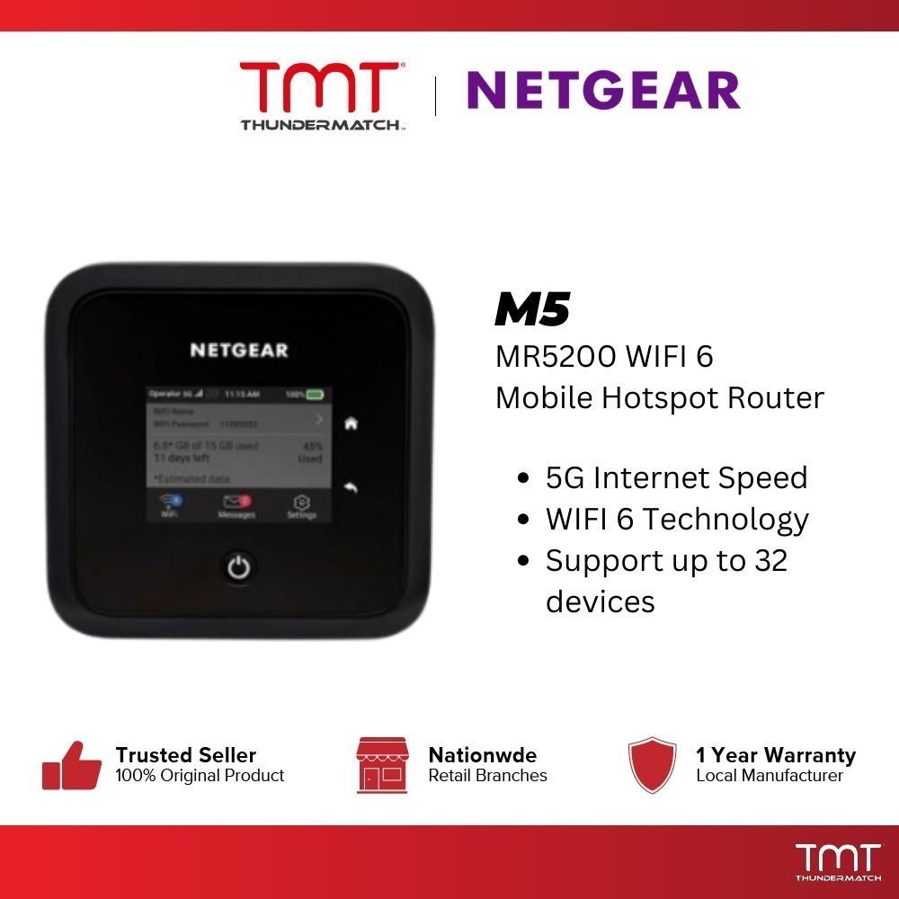 NETGEAR Nighthawk M5 Mobile Hotspot 5G Router MR5200 | Shopee Malaysia