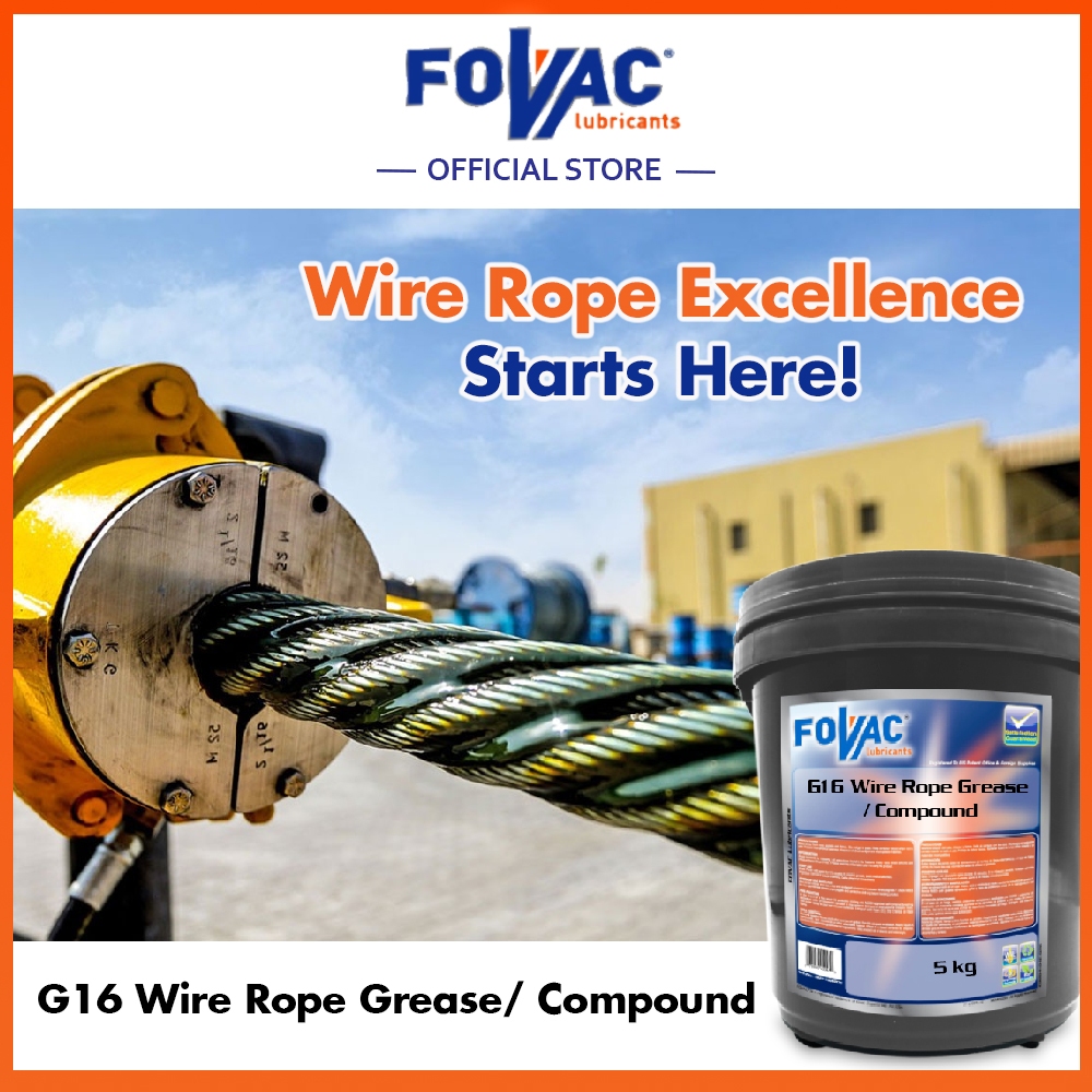 G16 Wire Rope Grease/ Compound, Cable Chain, Minyak Gris Wire Rope ...