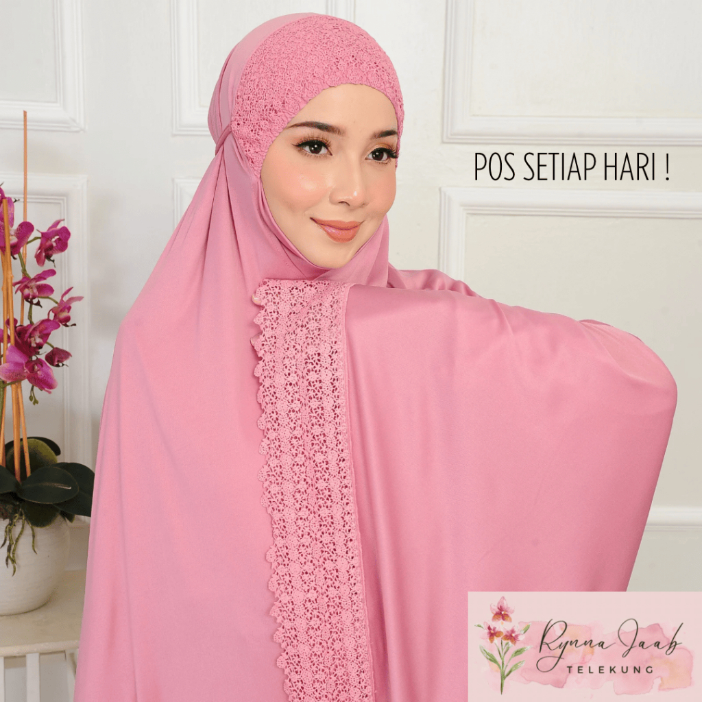 💥NEW ARRIVAL💥 TELEKUNG LACE BUNGA / TELEKUNG TRAVEL SEJUK [COTTON ...