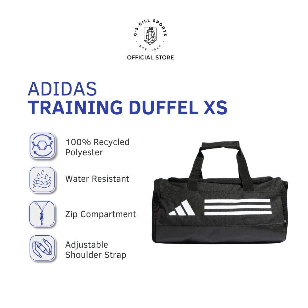 Adidas HT4748 Training Duffel Bag Men Women XS 14L with Zip Pocket