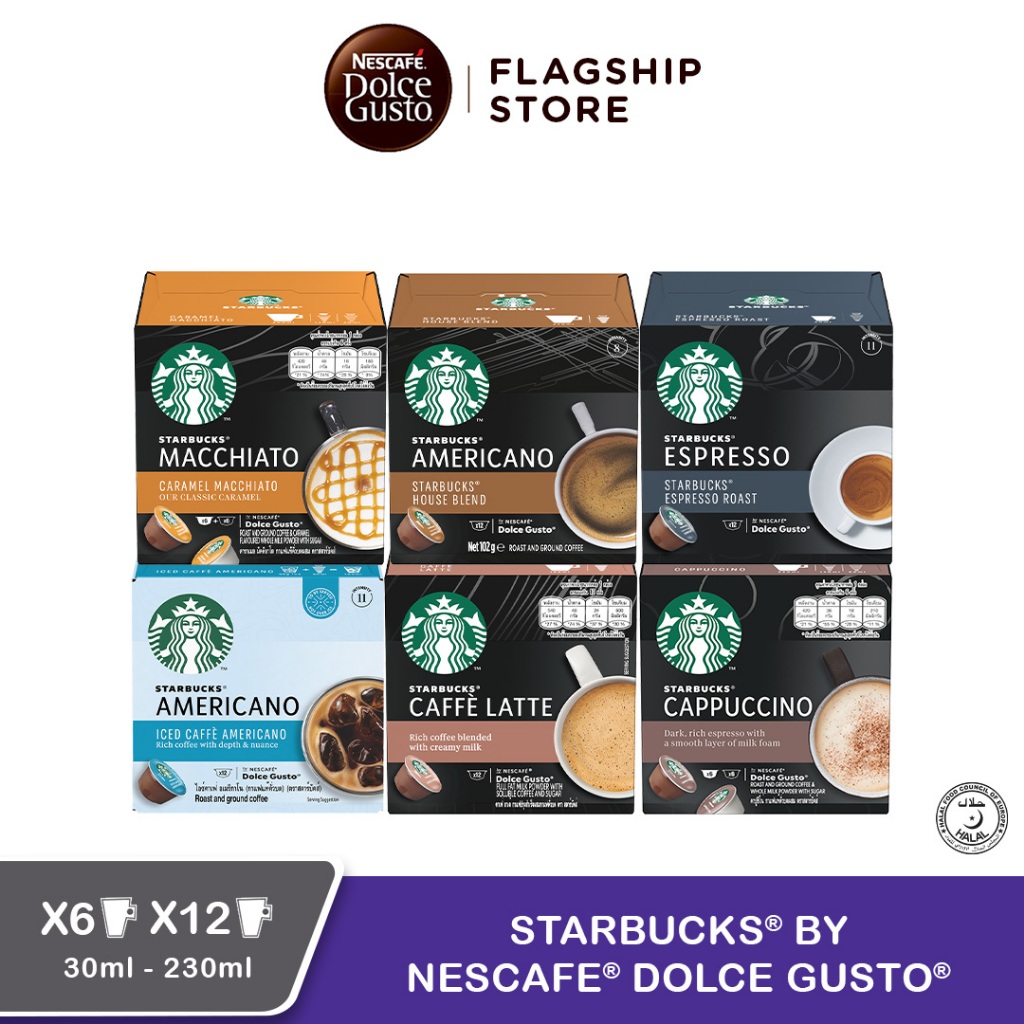 STARBUCKS® by NESCAFÉ® Dolce Gusto® Coffee Capsules | Shopee Malaysia