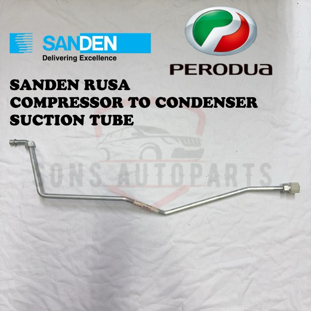 SANDEN PERODUA RUSA SUCTION TUBE (COMPRESSOR TO CONDENSER)(5/8 TUBE ...