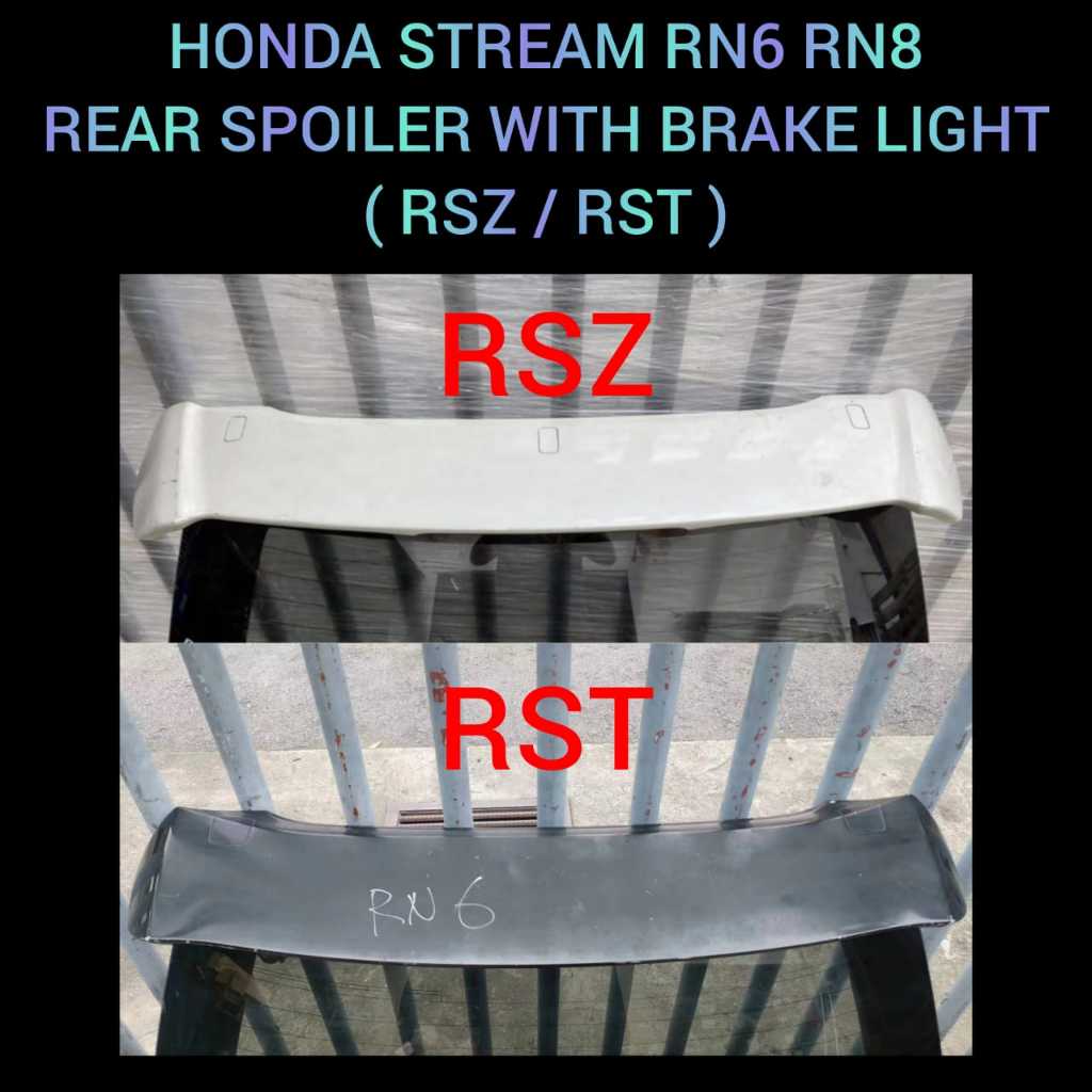 Rear Spoiler Honda Stream RN6 RN8 RSZ RST 20062014 Rear Spoiler