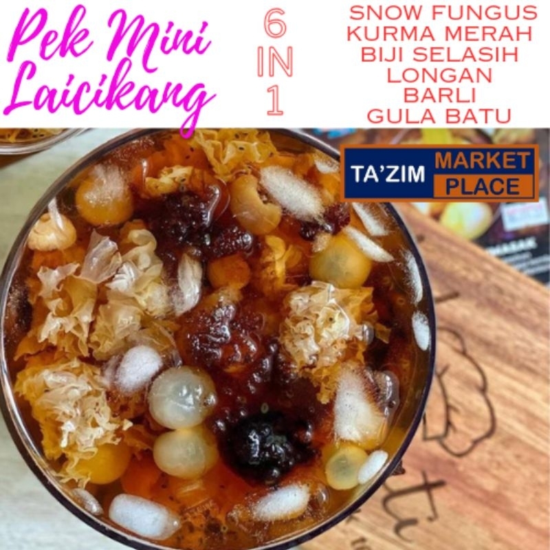 Pek Mini Laicikang | Lai Chi Kang | Cikong | 6 Bahan Berkualiti | White ...