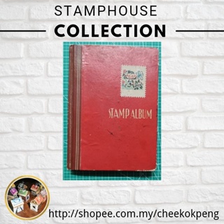 Postage Stamps Album 20 Pages 500 Units Handmade Stamp Collecting