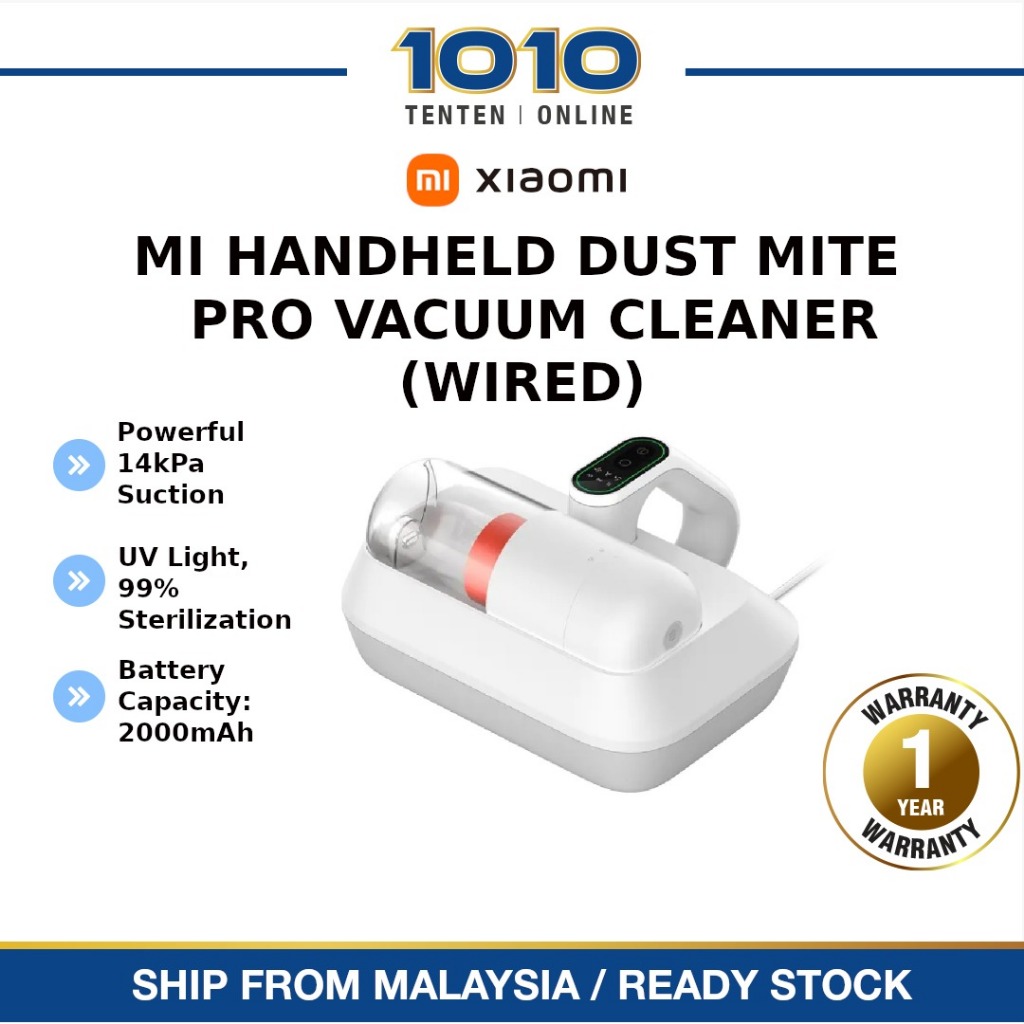 Xiaomi Mijia Dust Mite Pro Vacuum Cleaner 14kPa Cyclone Suction Bed ...