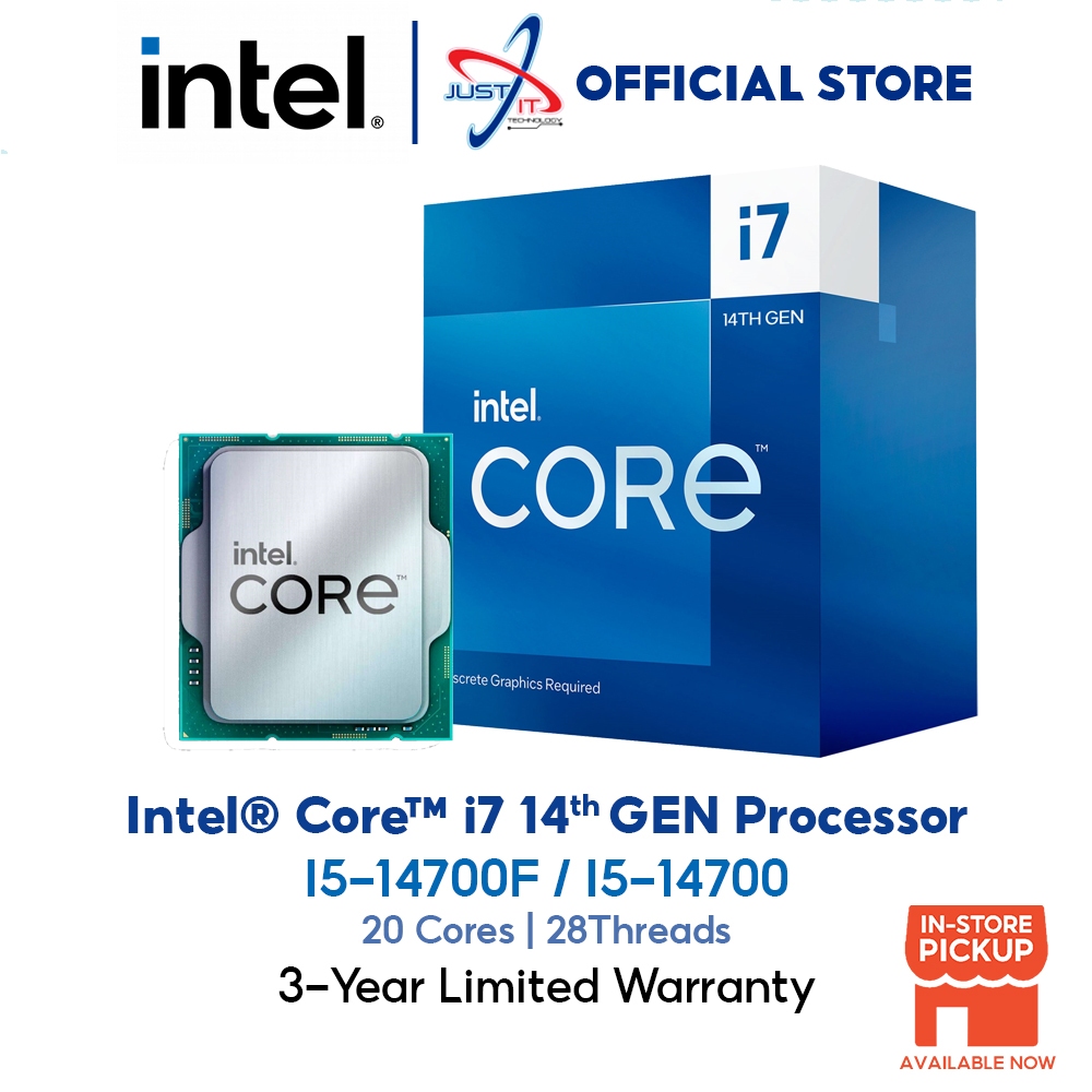 INTEL CORE ( I714700F / I714700 ) 2.1GHZ 33MB CACHE LGA1700 PROCESSOR