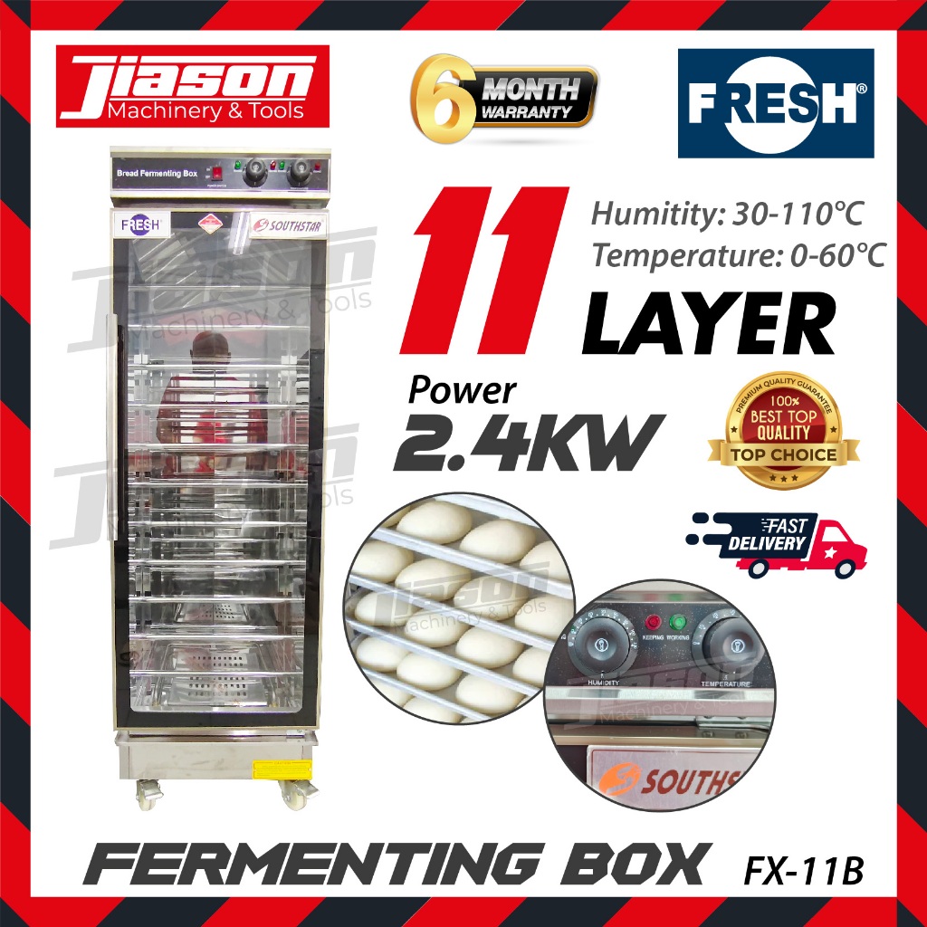 FRESH FX-11B (S/S) 11 Layer Fermenting Box / Proofer 2.4kW | Shopee ...