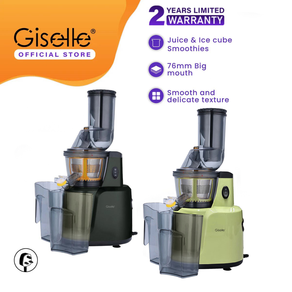 【Ice Maker & Slow Juice】3 in 1 Big Mouth Slow Juicer Extractor Fruits