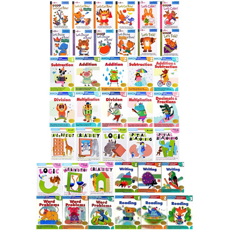 Kumon/ Children Workbook / Post Same Day | Shopee Malaysia