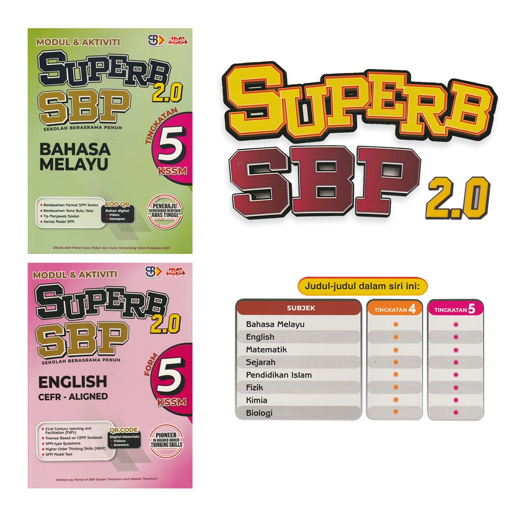 MAHIR | ACTIVITY BOOK | KSSM - SUPERB SBP 2.0 (TINGKATAN 4 - 5) (2024 ...