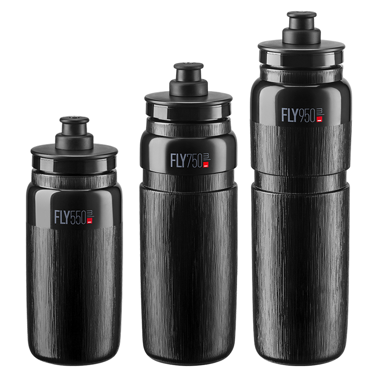 Borracce Bici Da Corsa Bottiglia Elite Fly Tex 550ml - Blu Scuro, Leggera E Senza BPA, Per Sport E Giornata Fly Tex Bottle