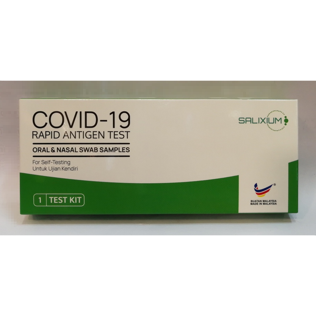 SALIXIUM COVID19 ANTIGEN NASAL & SALIVA TEST KIT 1BOX Shopee Malaysia