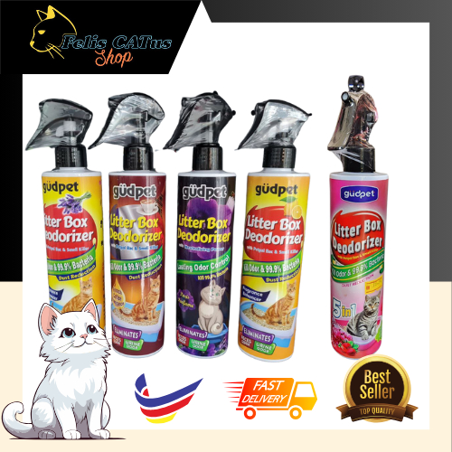 [NEW] Gudpet Cat Litter Box Deodorizer Spray 250g Pewangi pasir kucing