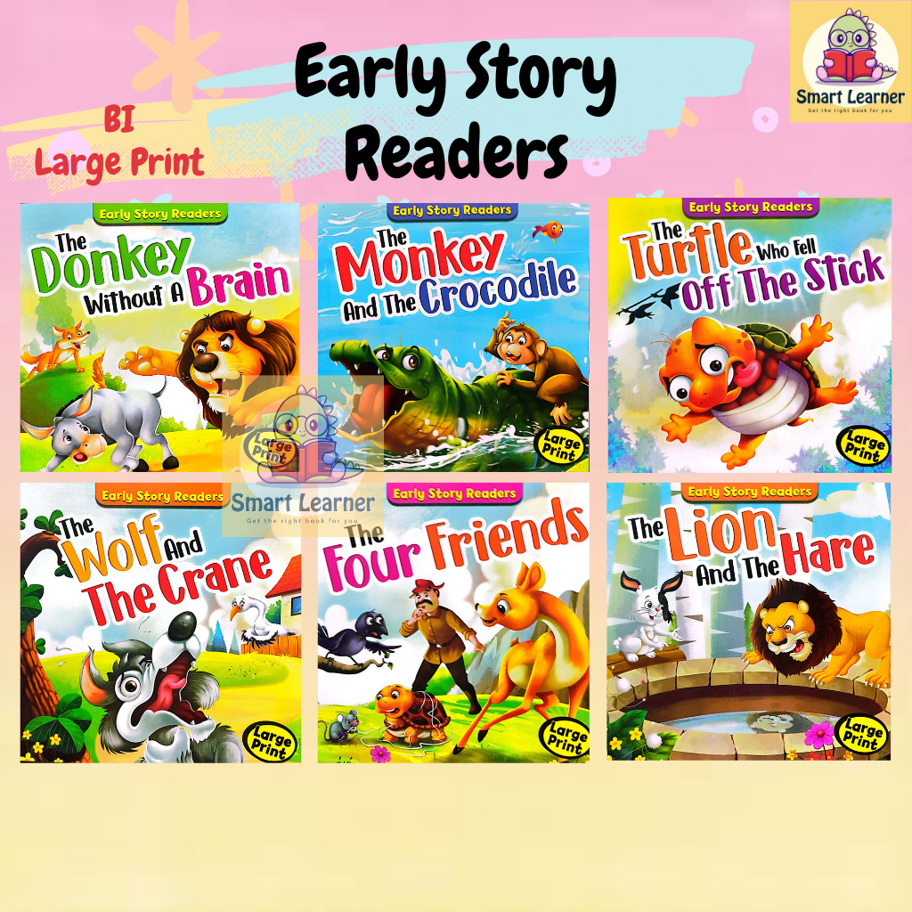 [SB] Early Story Reader Preschool Large Print Story Book Tadika Buku ...