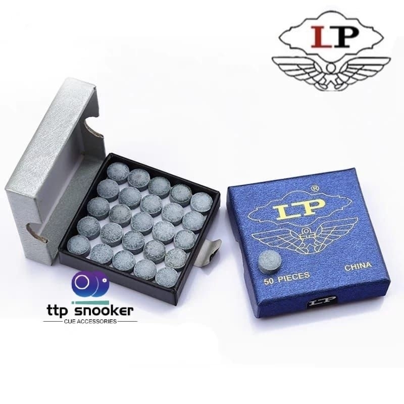 Original LP boutique snooker cue tip Black/White/Blue box(10.5mm ...