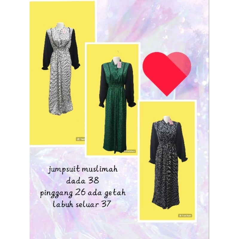 💥 jumpsuit muslimah soft quality 💥 Shopee Malaysia