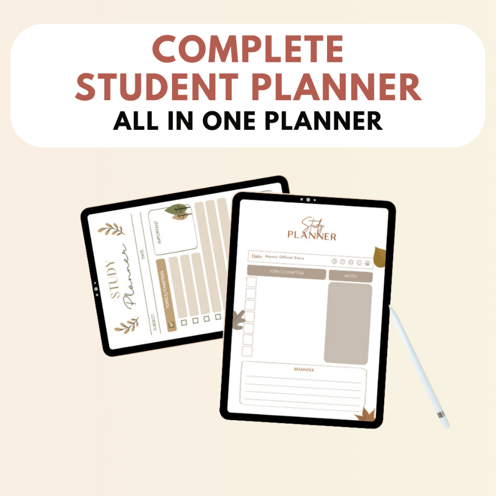 🔥INSTANT🔥 Complete Student Planner Set (All in One) : Study planner ...