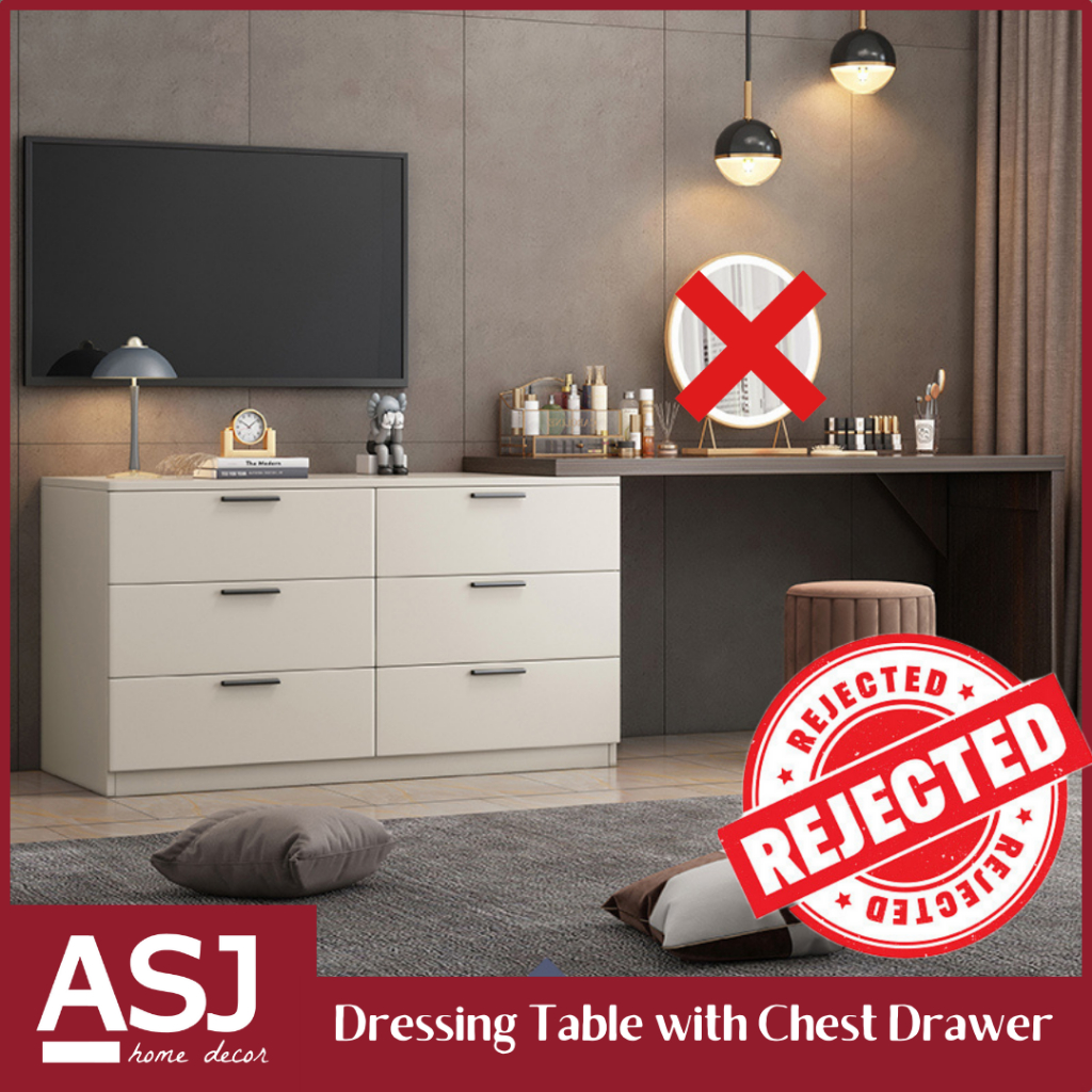 Reject / Display Set Extendable Dressing Table with chest drawer