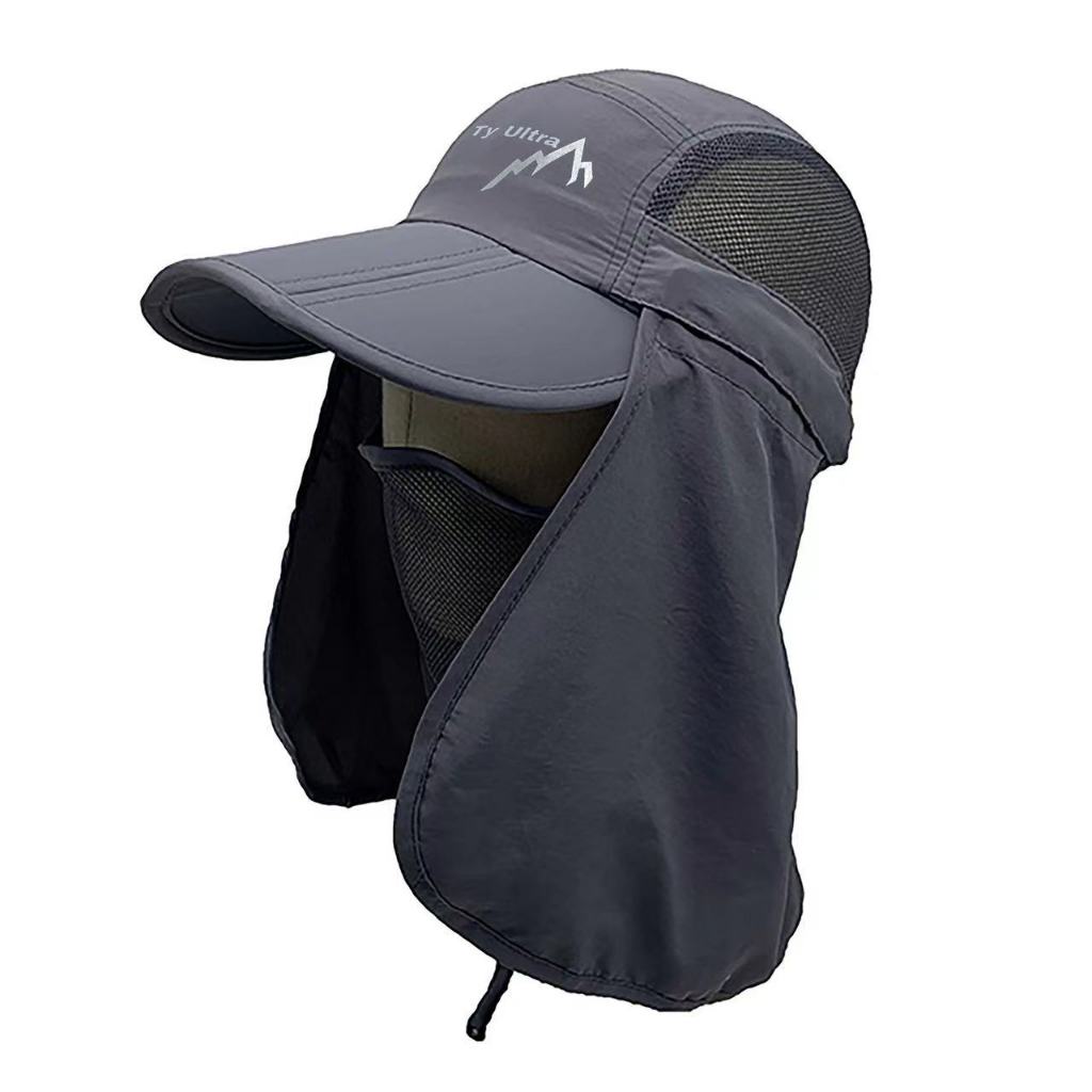 Ty Ultra Outdoor Sports UPF50+ Mesh Sun Protect Hat Wide Brim Fishing
