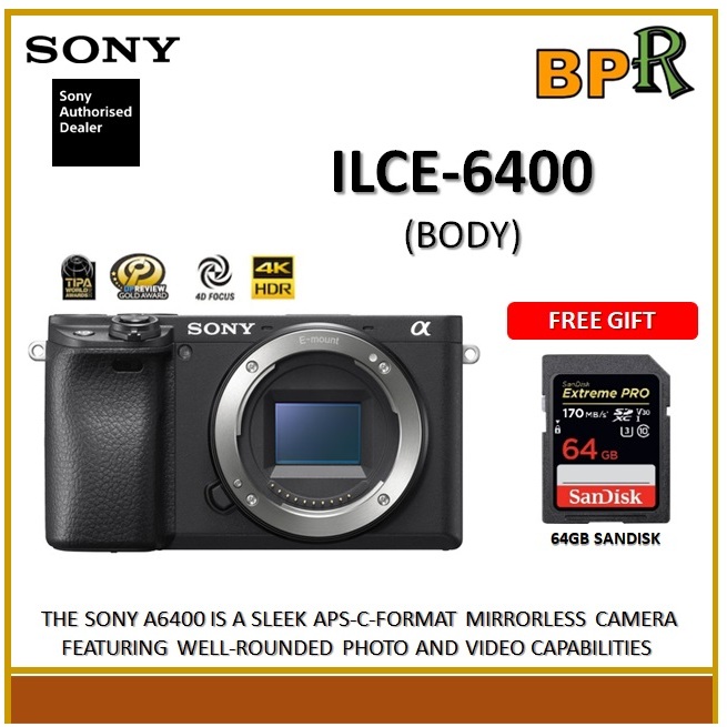 Sony a6400 Mirrorless Camera with 1650mm Lens ( ILCE 6400L /B
