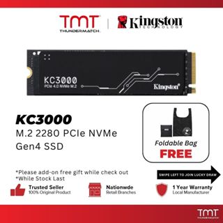 SSD M.2 2TB KINGSTON KC3000 PCIe GEN 4 NVMe (P.N.: SKC3000D/2048G