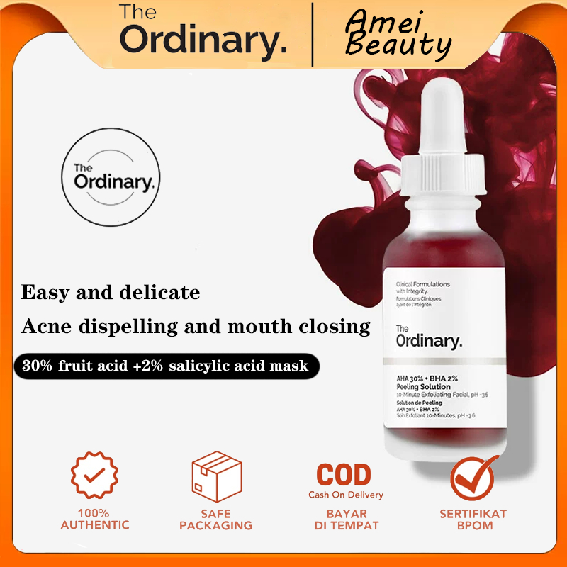 The Ordinary AHA 30 + BHA 2 Peeling Solution [Exfoliate,acne