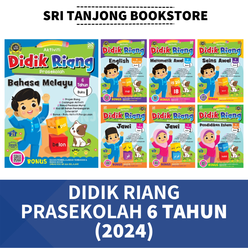 [ST] PELANGI 2024 : BUKU AKTIVITI DIDIK RIANG PRASEKOLAH 6 TAHUN ...