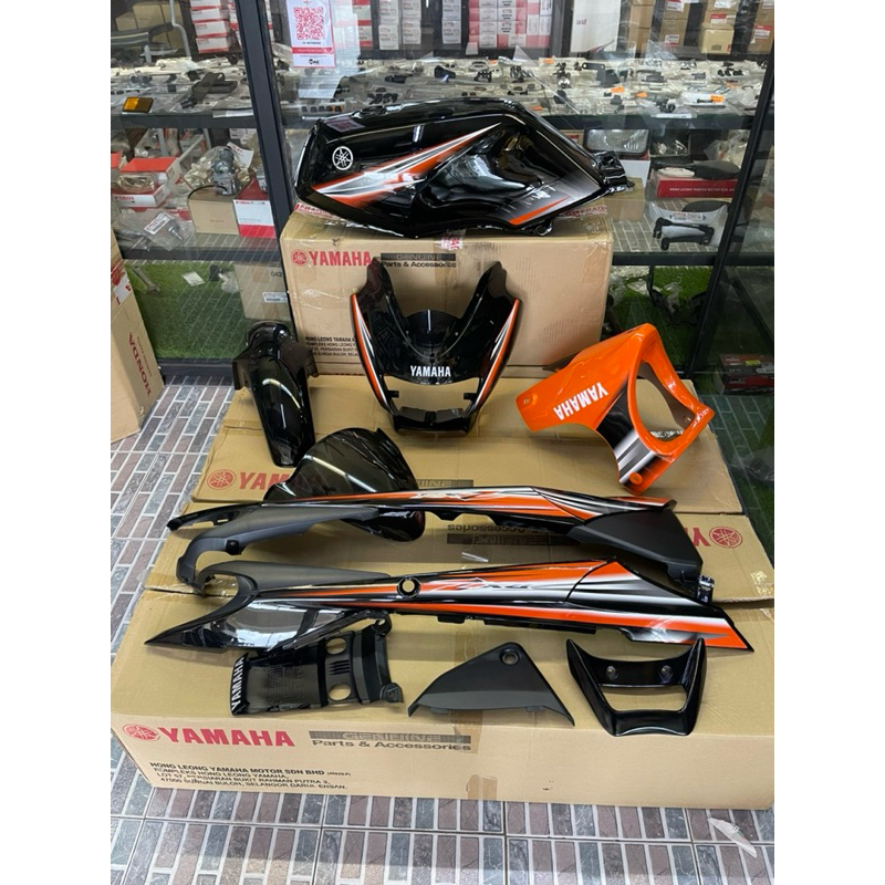 COVERSET RXZ CATALYZER ORIGINAL HONG LEONG HITAM OREN | Shopee Malaysia