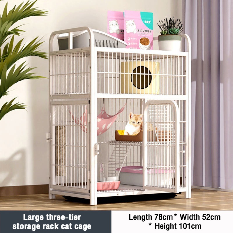🔥Ready Stock🔥Cat Cage Large Sangkar Kucing Besar 2 3 Tingkat 4 Level