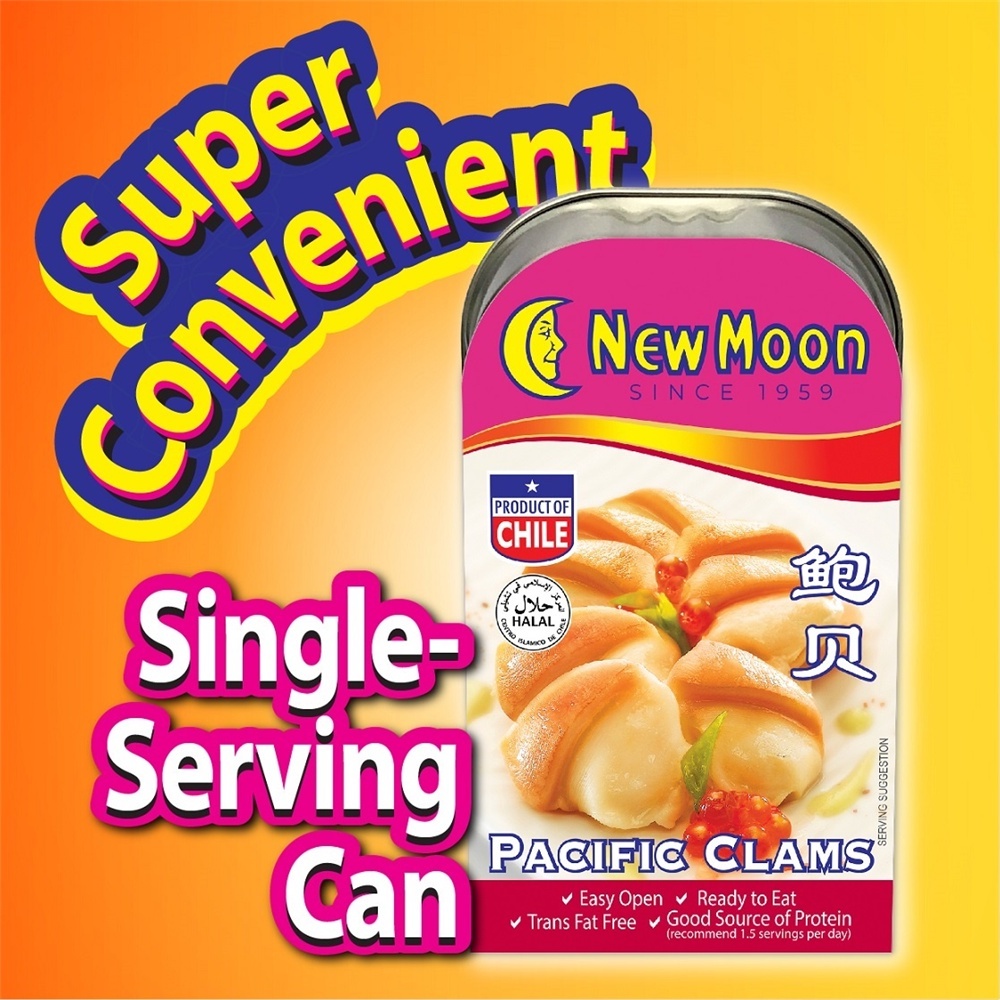 New Moon Pacific Clams 125g Chinese New Year CNY Shopee Malaysia