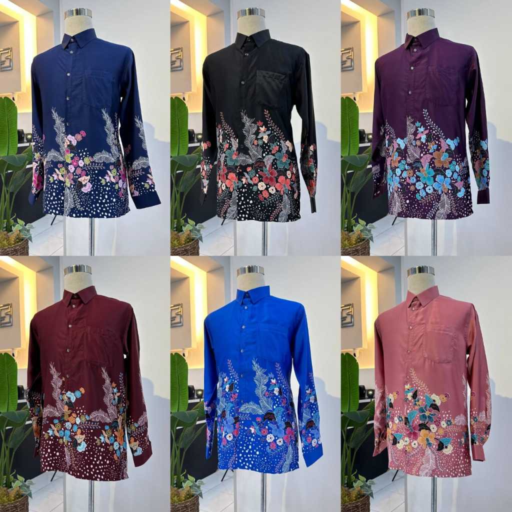 NEW DESIGN !!! KEMEJA CORAK BATIK AMEENAH | STOCK LIMIT | CORAK BATIK ...