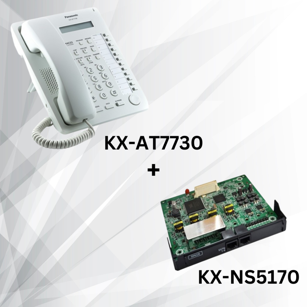 ️ Panasonic KX-AT7730 KEYPHONE And KX-NS5170 Hybrid Card ( Package ...