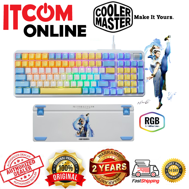 COOLER MASTER CHUN-LI CK570 SF6 WIRED MECHANICAL USB KEYBOARD (CK-570 ...