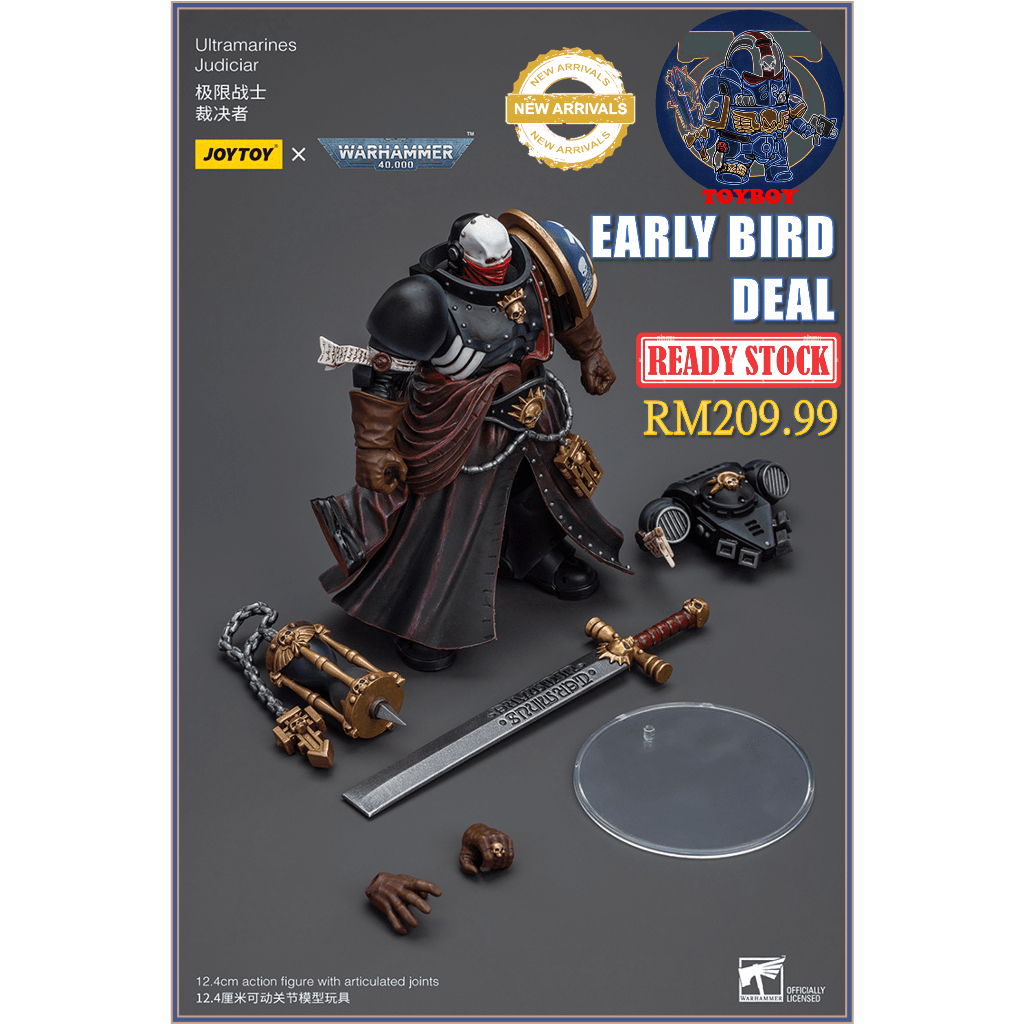 Joytoy Warhammer 40k Space Marines Ultramarines Judiciar JT8896 ...
