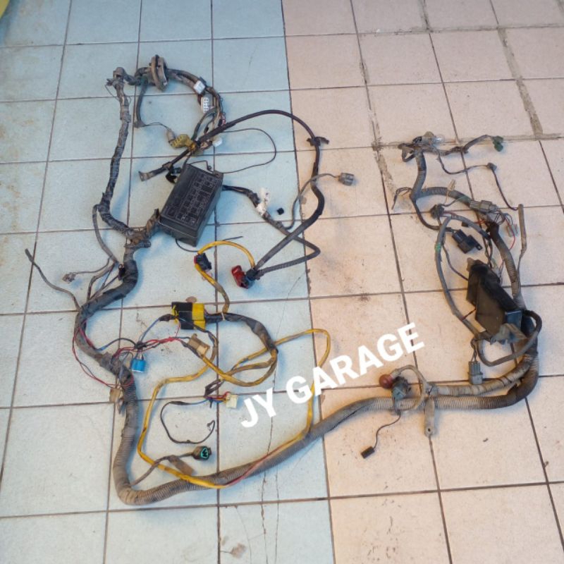 WIRING DEPAN ENGINE BAY LAMPU PROTON WIRA VDO 1.5 COMPLETE FUSE BOX
