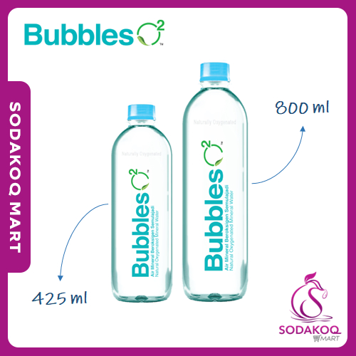  ready stock bubbles o2 air mineral 425ml 800ml shopee malaysia