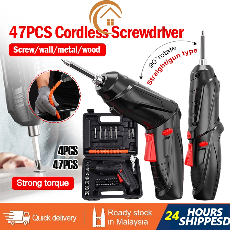 DuraTech Electric Screwdriver Drill Li-ion Cordless