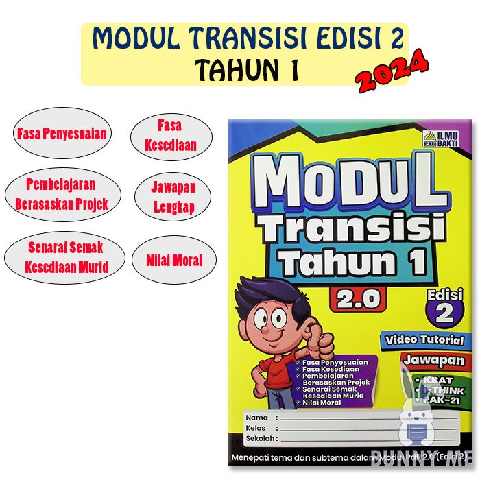 [BUNNY] 2024 Buku Sekolah : Modul Transisi Tahun 1 (2.0) Edisi 2 Buku ...