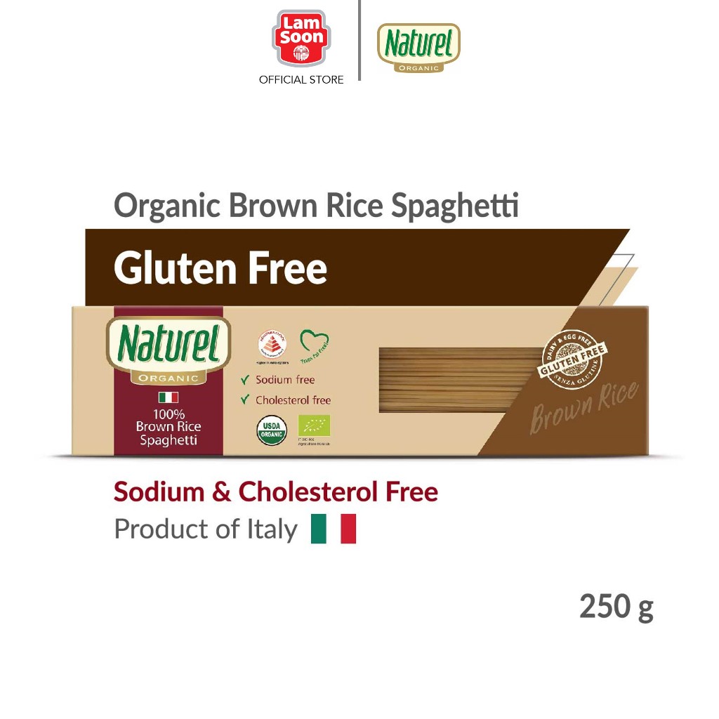 Naturel Organic Pasta Brown Rice Spaghetti 250g | Shopee Malaysia