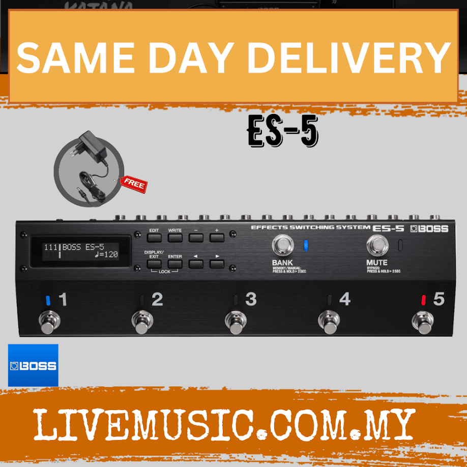 Boss ES5 Guitar Effects Switching System (ES5) Shopee Malaysia