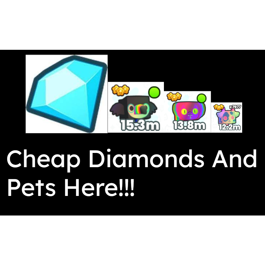 Roblox Pet SImulator 99/ PS99 / PET SIMULATOR CHEAP PETS AND GEMS