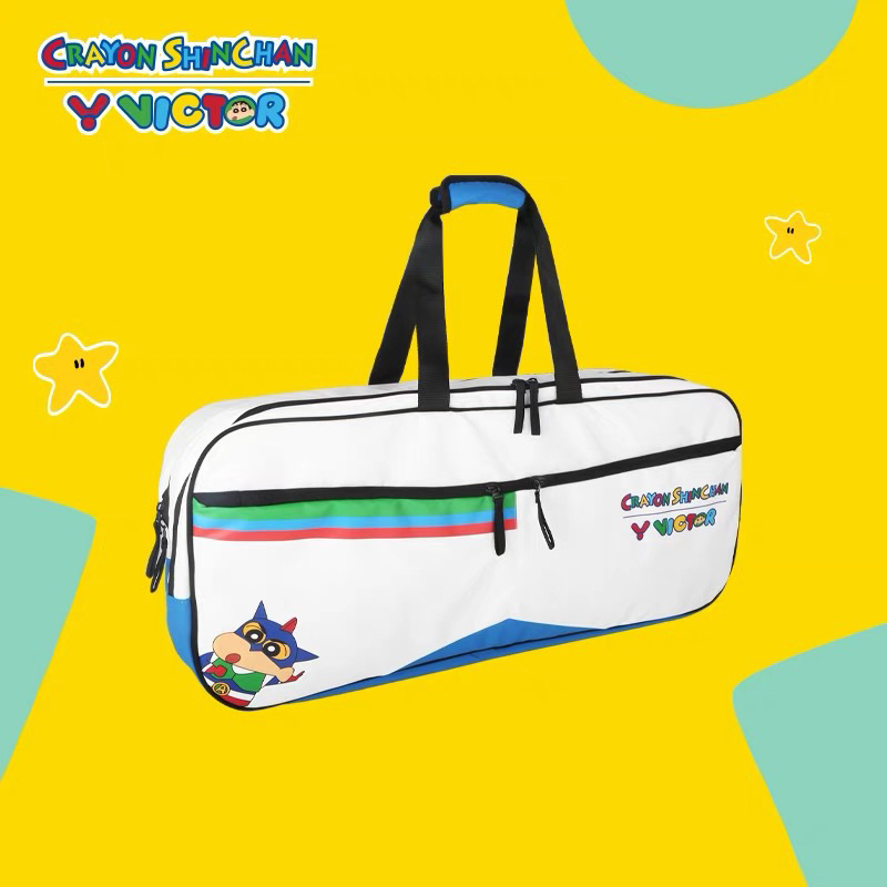 Victor X Crayon Shin Chan BR5602 CS Racket Bag (White Colour) (100% ...