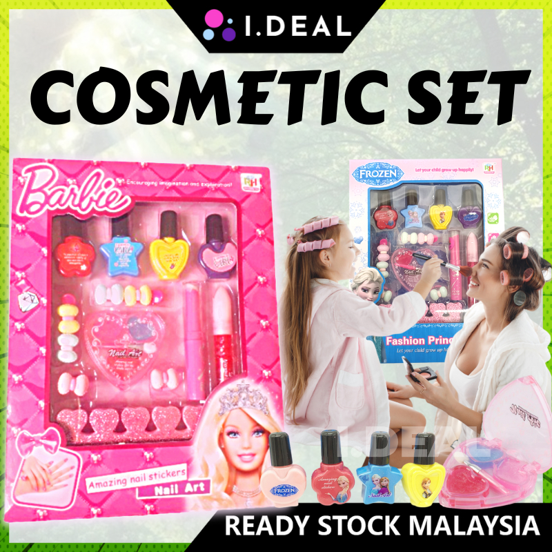 Nail Polish Lipstick Lip Gloss Make Up Toys Kids Cosmetics Makeup