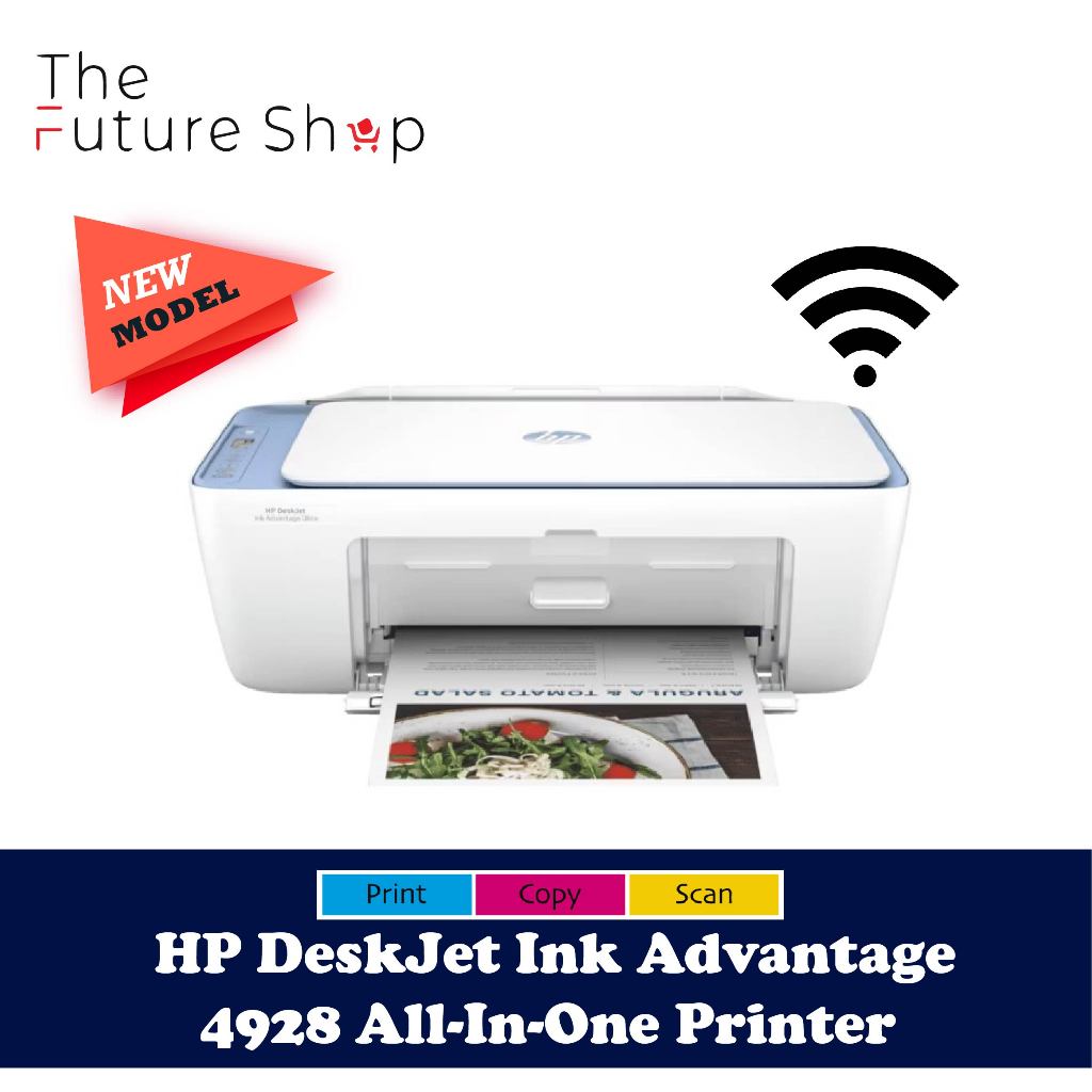 New Hp Deskjet Ink Advantage Ultra 4928 All In One Printer Wireless Print Scan Copy Come